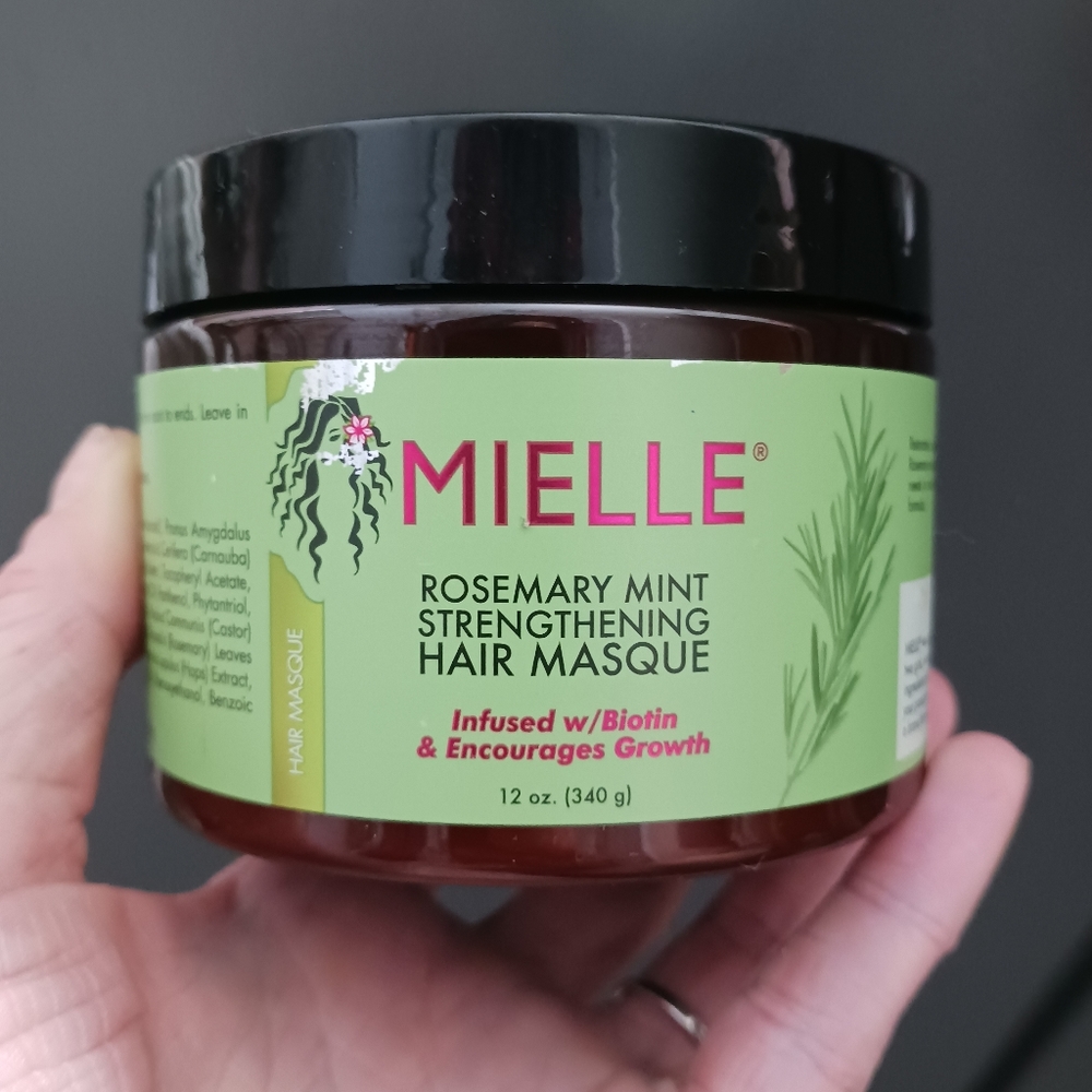 NWT! MIELLE Rosemary Mint Straightening Hair Masque 12oz